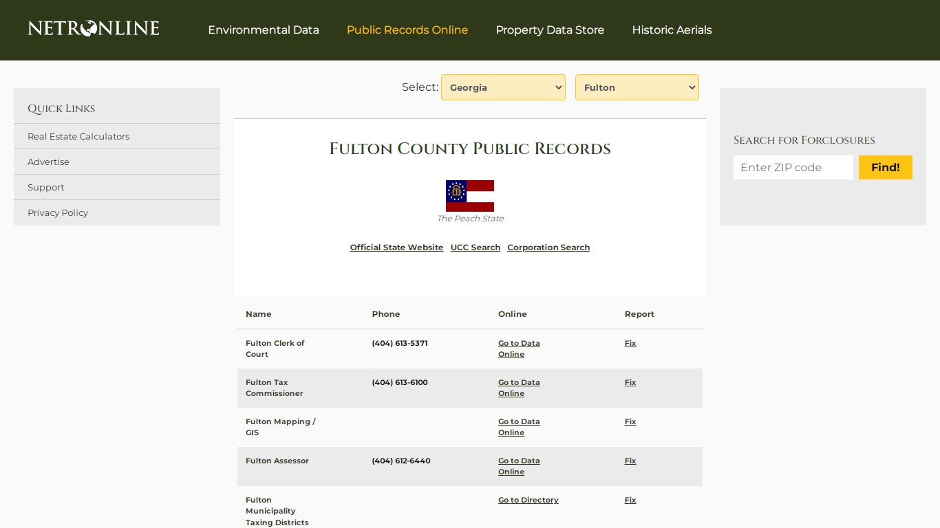 Fulton County Public Records - NETROnline.com